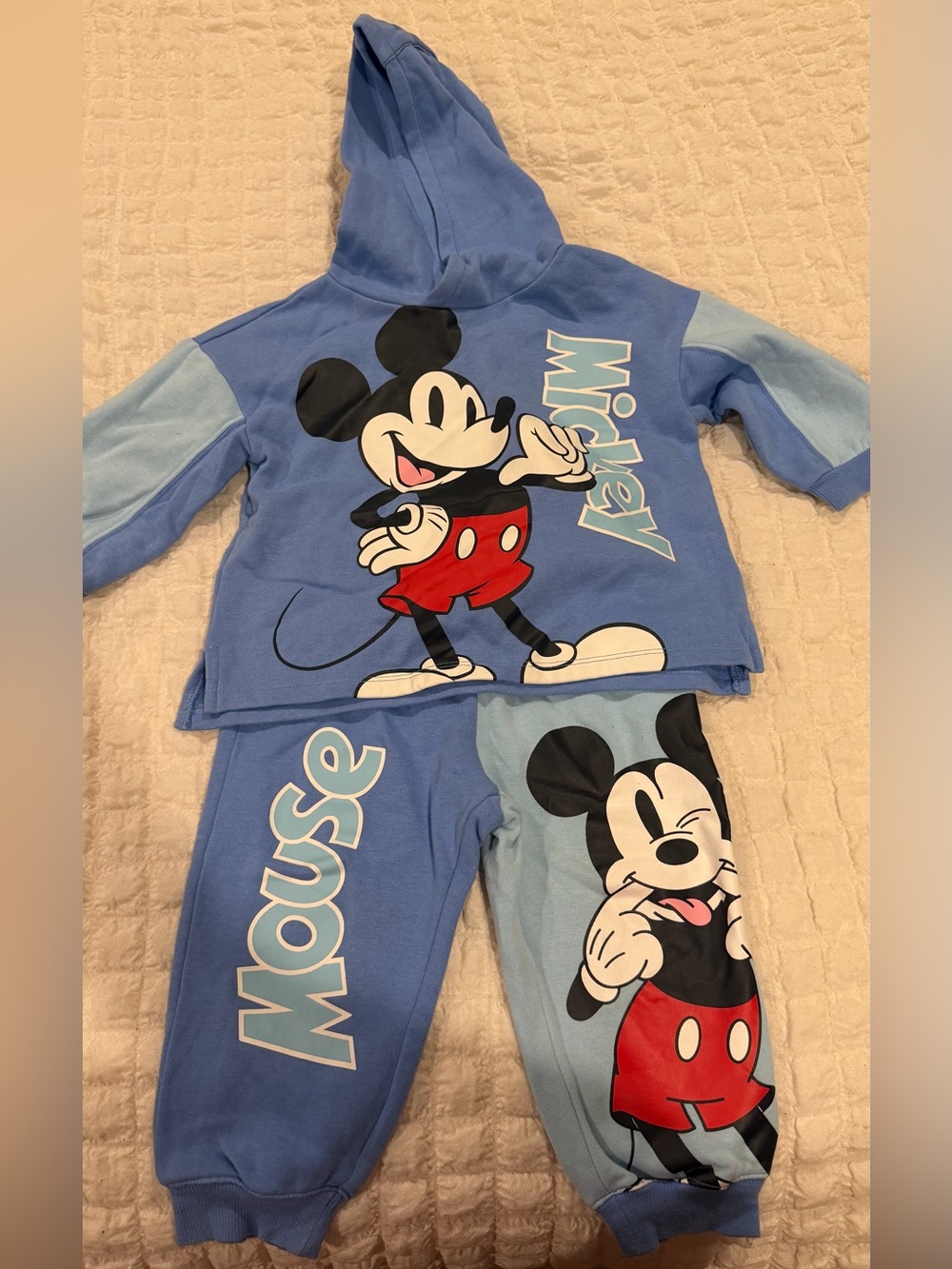 Kids Blue Hooded Set
